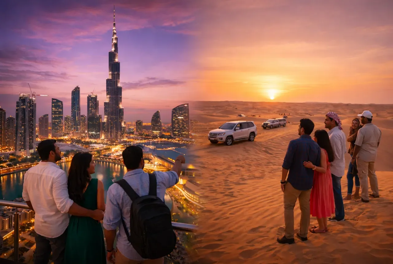 Dubai City and Desert Escape